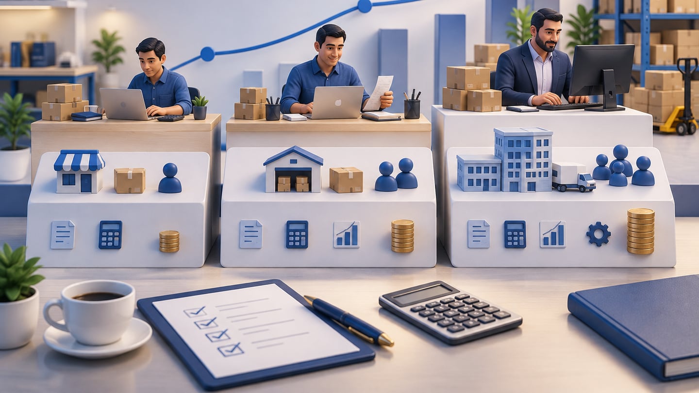 3D illustration of accounting software price comparison table for Accounting Software Pricing in Iraq: How to Compare Cost