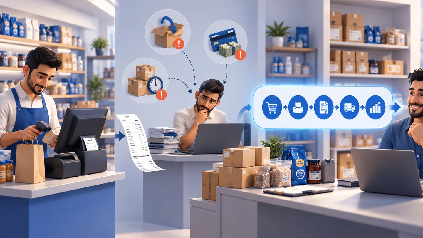 3D illustration of pricing and pos: why sales should connect to accounting for Accounting Software Pricing in Iraq: How to Compare Cost
